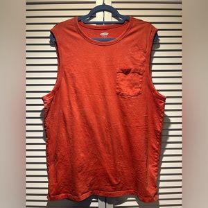 OLD NAVY Soft Wash Tank Top, Red, XL
